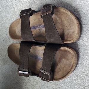 Birkenstock,  size 36, dark brown leather